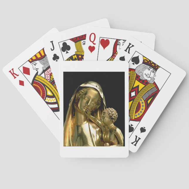 Baralho Alívio da Virgem de Jeanne d'Evreux, 1339 ( (Verso)