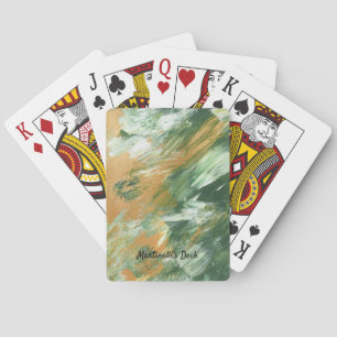 Baralho Alterar o nome Apenas Verdes Cartões Poker