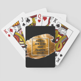 Baralho Alterar Texto Adicionar Nome Ela Estimulou Dourado