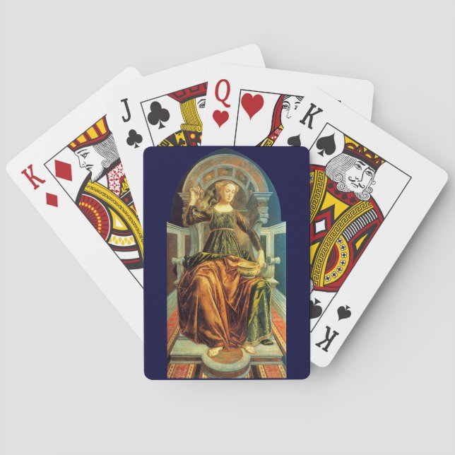 BARALHO ALVAS DE RENASCIMENTO ANTIQUAS 14/TEMPERÂNCIA (Verso)