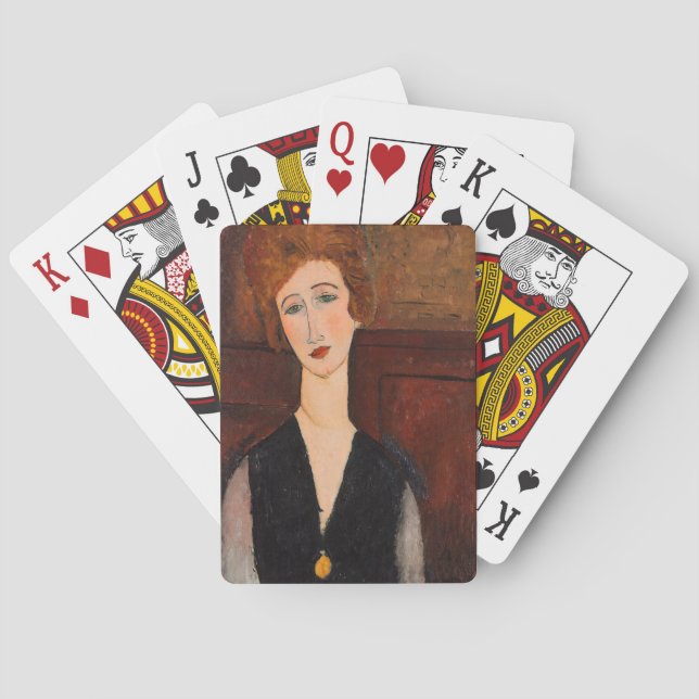 Baralho Amedeo Modigliani - Retrato de uma Mulher (Verso)