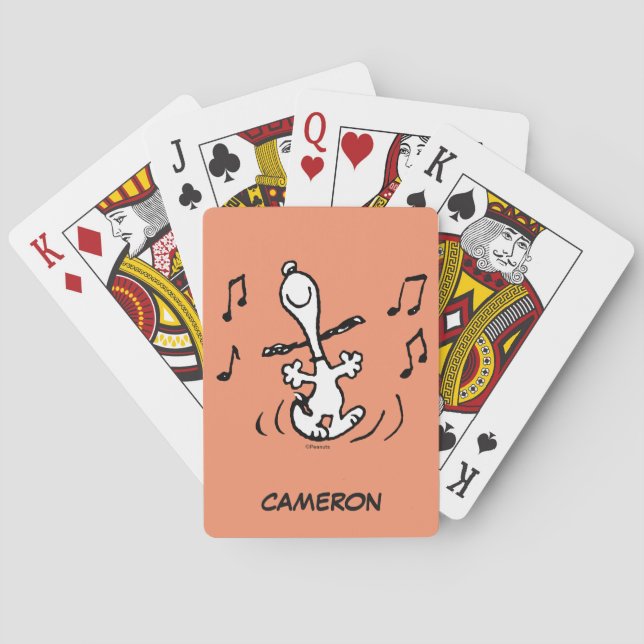 Baralho Amendoins | Snoopy Dancing Playing Cards (Verso)