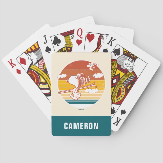 Baralho Amendoins Snoopy & Woodstock - Placas De Jogada De (Verso)