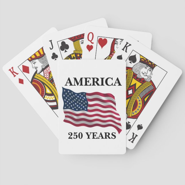 Baralho America 250 Years Flag (Verso)