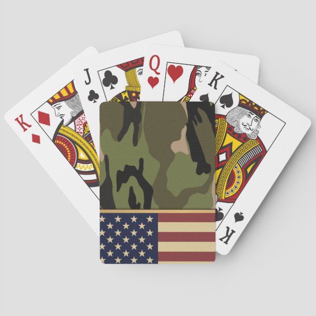 Baralho American Flag Camo (Verso)