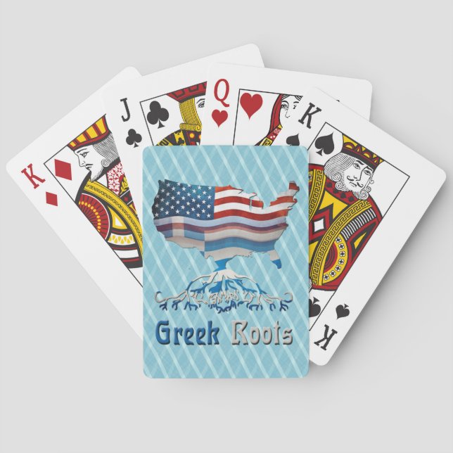 Baralho "American Grega Roots Playing Cards" (Verso)