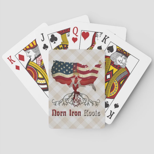 Baralho American Norte Irish Roots Play Cards (Verso)