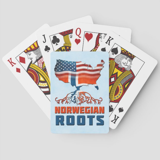 Baralho American Norueguês Roots Card Deck (Verso)