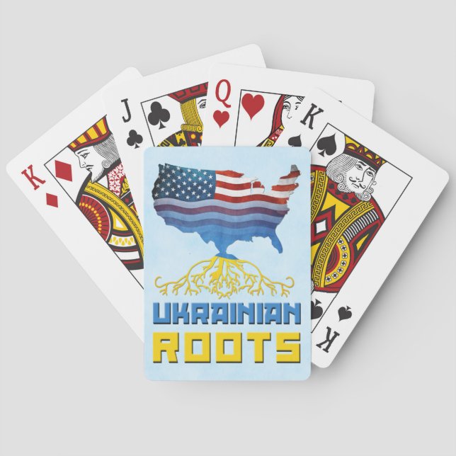 Baralho American Ucraniano Roots Card Deck (Verso)