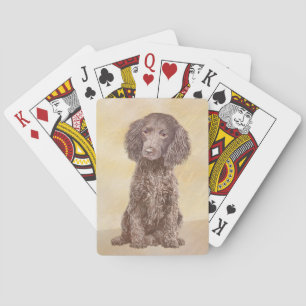 Baralho American Water Spaniel Painting - Arte Original de