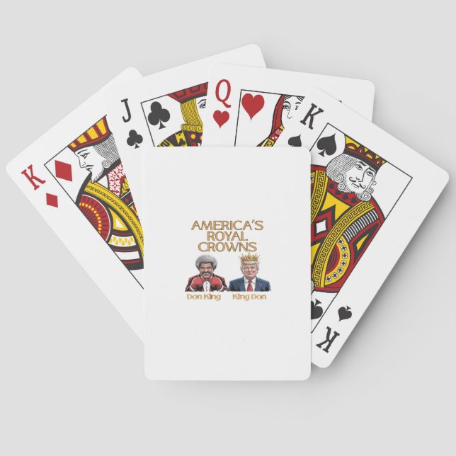 Baralho America's Crowns And Don Graphic (Verso)