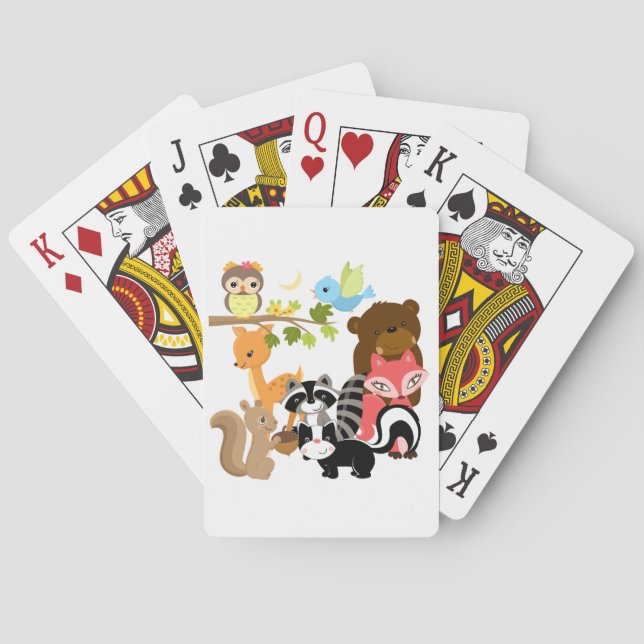 Baralho Amigos da floresta (Verso)