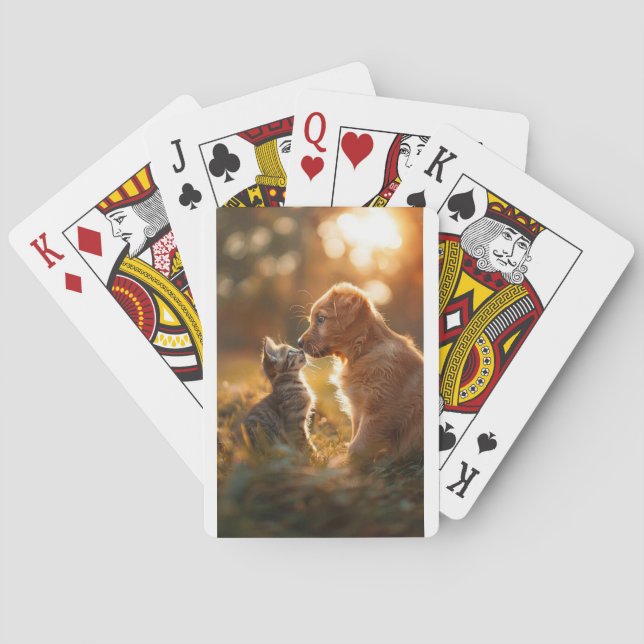 Baralho Amigos de Puppy e Kitten (Verso)