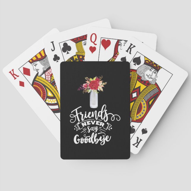 Baralho Amigos nunca dizem adeus (Verso)