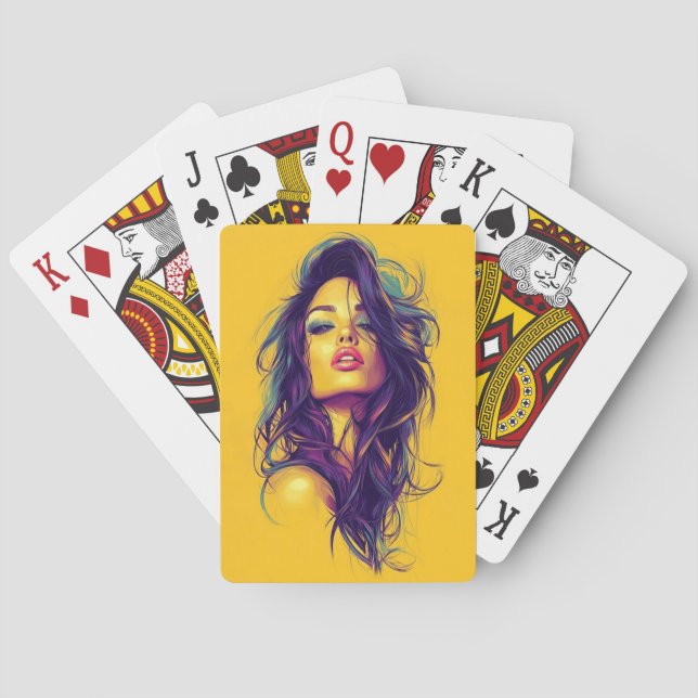 Baralho AMITA | Infinite Bloom | Neon Reverie  (Verso)