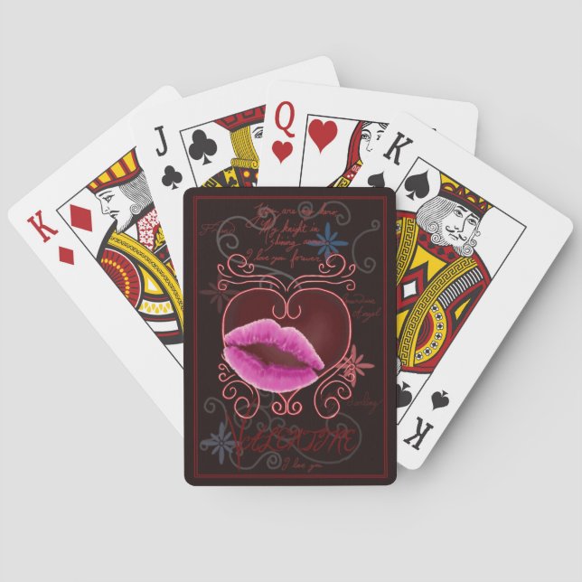 Baralho Amo você Namorados SMACK edição 52 Card Deck (Verso)