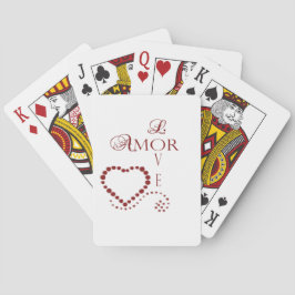Baralho Amor Amor Amor Heart Namorados