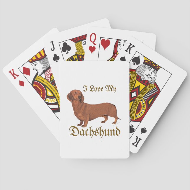 Baralho Amor de Dachshund (Verso)