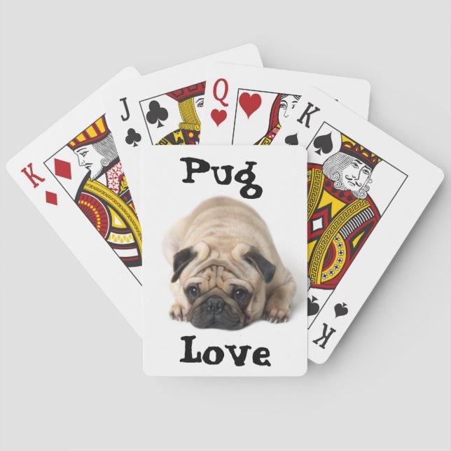 Baralho Amor do Pug (Verso)