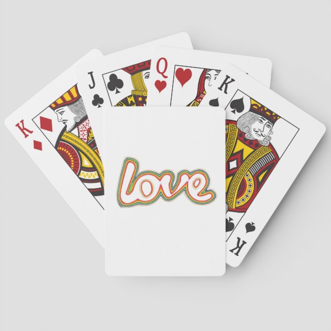 Baralho Amor Jogando Cartões (Verso)
