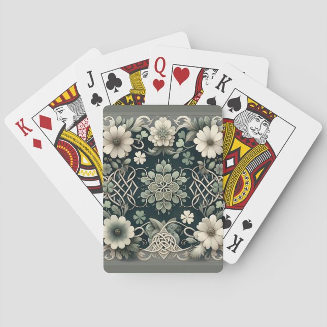 Baralho Amuleto Floral Trevo Celta (Verso)