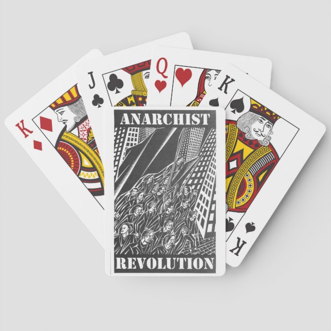 Baralho anarchist revolution playing cards (Verso)
