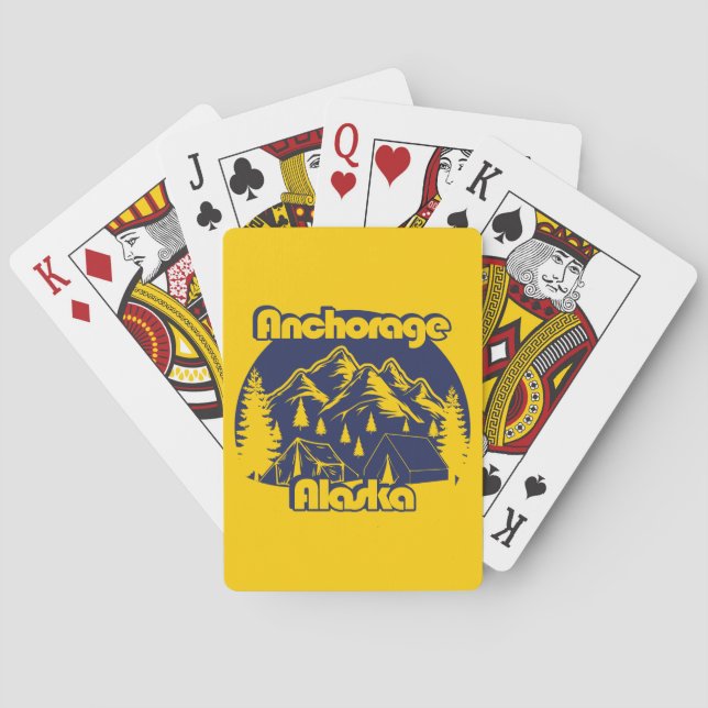 Baralho Anchorage Alaska (Verso)