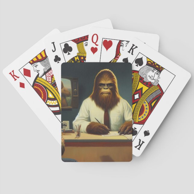 Baralho Âncora de notícias Bigfoot (Verso)