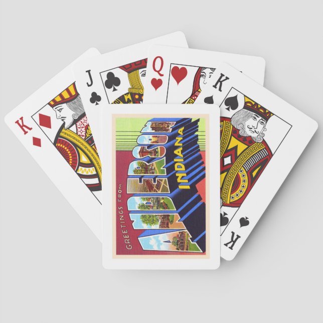 Baralho Anderson Indiana em Vintage - Letra grande postal (Verso)