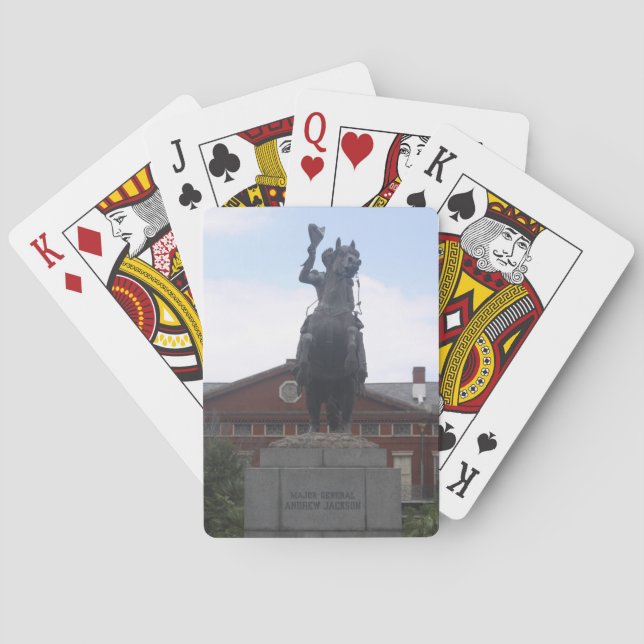 Baralho Andrew Jackson Jogando Cartas (Verso)