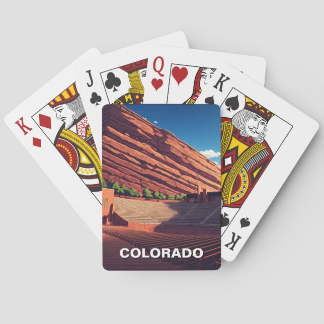 Baralho Anfiteatro Red Rocks Colorado (Verso)
