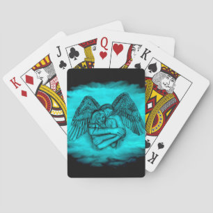 Baralho Angel Eros in Love, design preto e verde