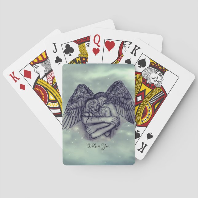 Baralho Angel Eros no Amor, eu te amo (Verso)