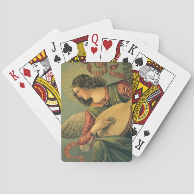Baralho Angel Musical, Melozzo da Forli, Arte Renascentist (Verso)