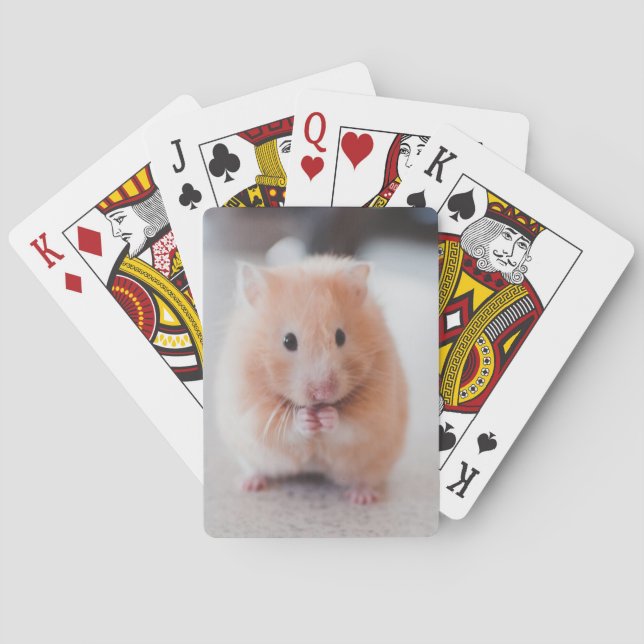 Baralho Animais de Amor de Hamster Bonito (Verso)