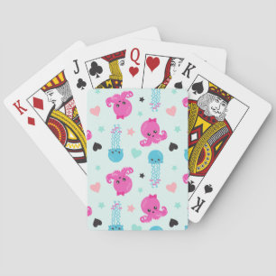 Baralho Animais do mar, Vida marinha, polvo, água-viva, co