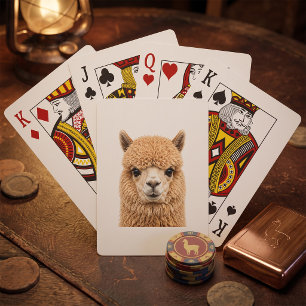 Baralho Animal de Alpaca Fofa e Felpuda