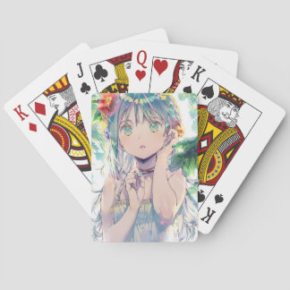 Baralho Anime faced box of playing cards