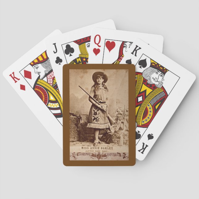 Baralho Annie Oakley Sepia (Verso)