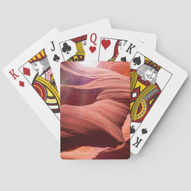 Baralho Antelope Canyon | Zazzle_Growth. (Verso)