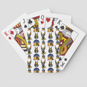 Baralho Antiga Pirâmide do Egito, Anubis - Design