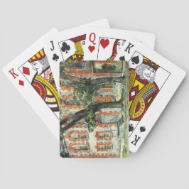 Baralho Antigo Edifício Holandês em Fishkill, Nova Iorque