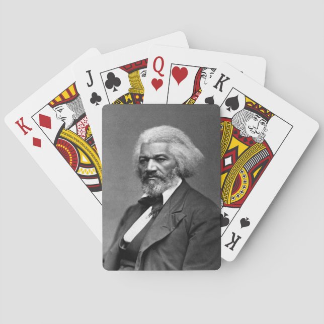 Baralho Antigo Herói Afro-Americano do rick 3d3 Bailey Dou (Verso)