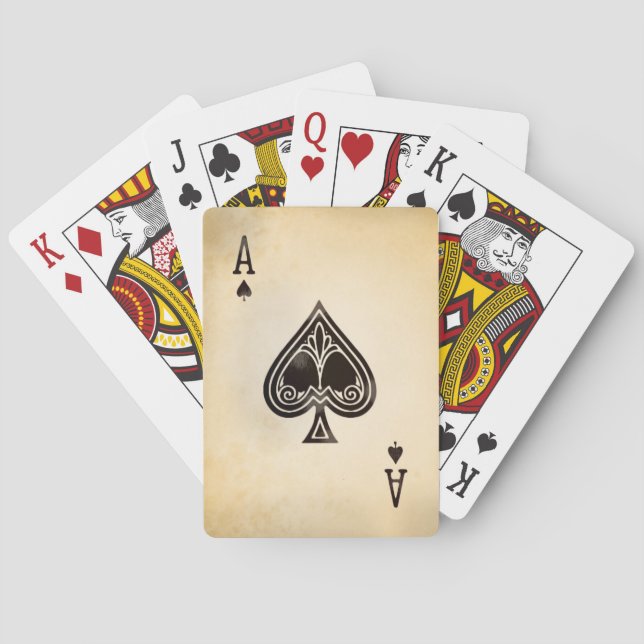Baralho Antique Ace of Spades (Verso)