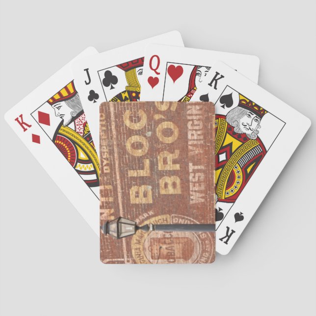 Baralho Anúncios do lado do edifício (Verso)