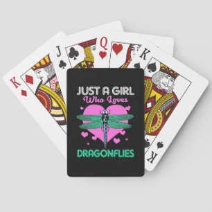 Baralho Apenas Uma Menina Que Ama Dragonflies