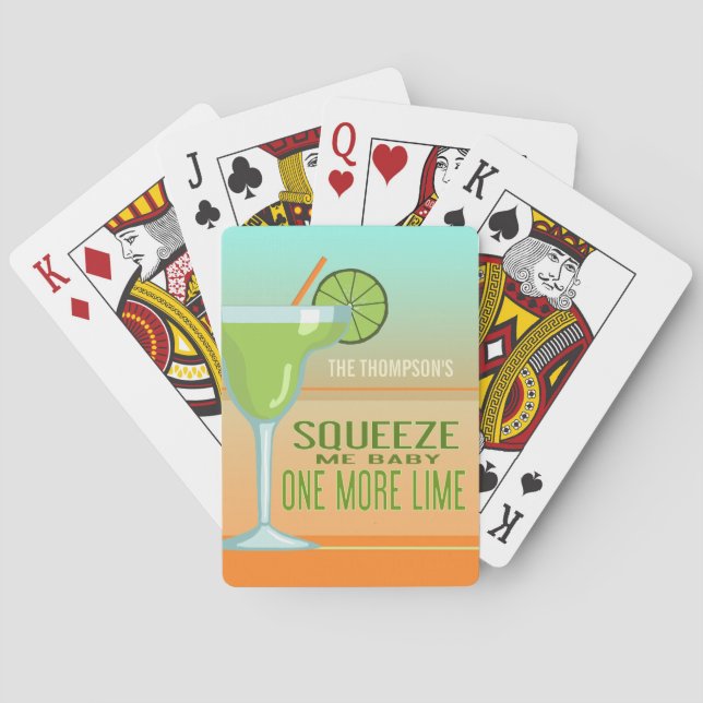 Baralho Aperte-me Baby One More Limão | Margarita Personal (Verso)