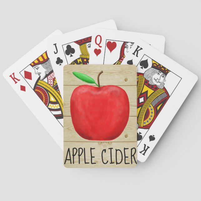 Baralho Apple Cider Red Apple (Verso)