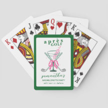 Aprés Golf Martini Coquette Bow Bachelorette Party