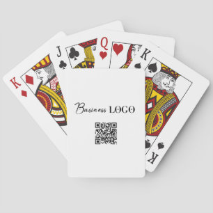 Baralho Apresentação do logotipo da empresa Código QR Bran